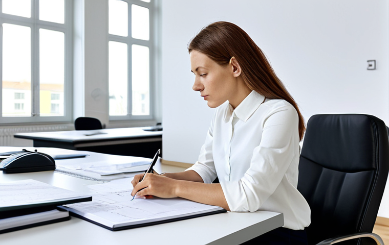 생각 구조화의 정량적 분석 방법 - Metacognition in the Office**
"A professional architect, fully clothed in appropriate business atti...